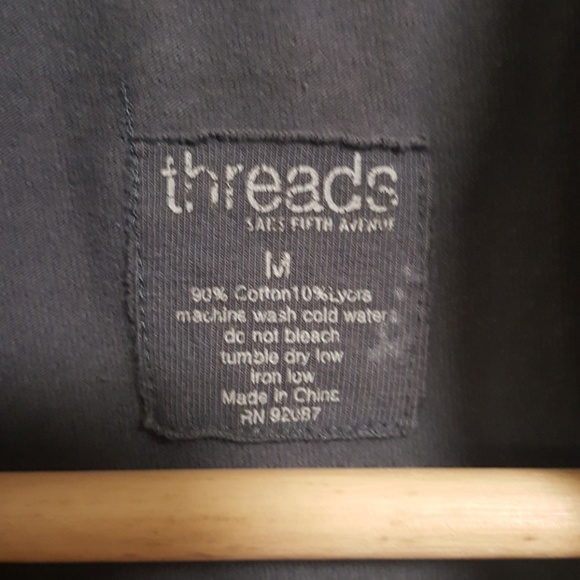 Threads athletic zip up jacket Saks Fifth Ave - Picture 2 of 6